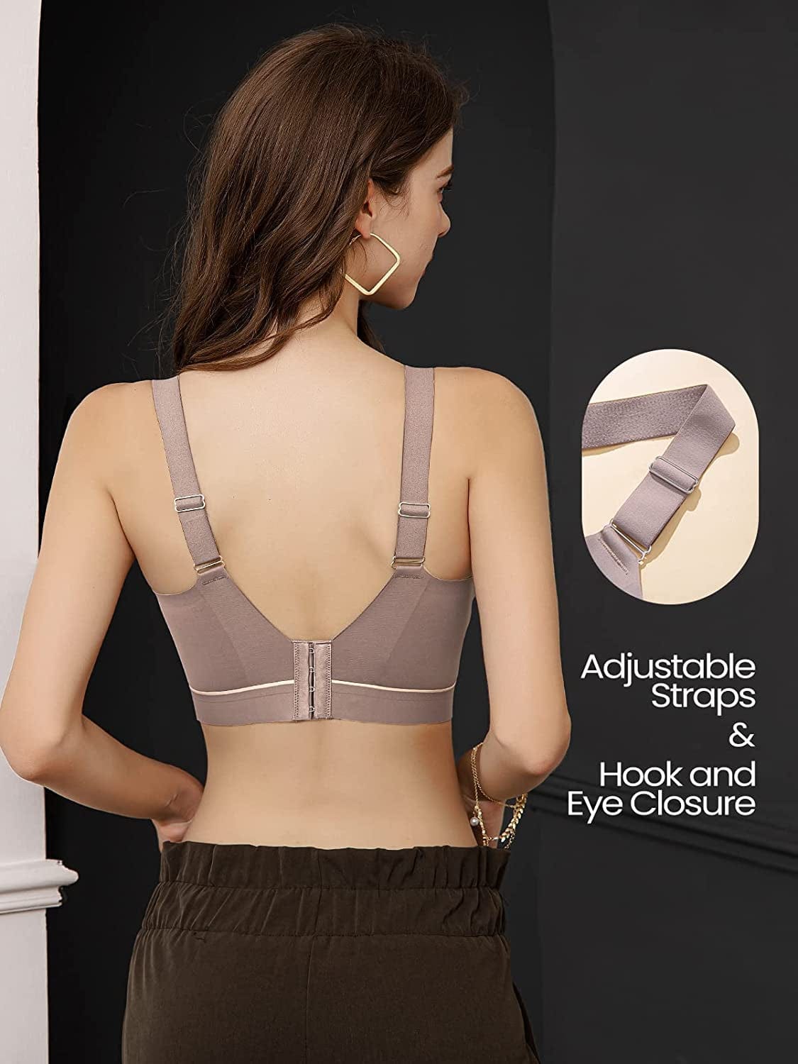 Wireless Bra for Women Supportive Seamless Bra Ultra Comfortable Padded Bra Adjustable Bralette Everyday Bra