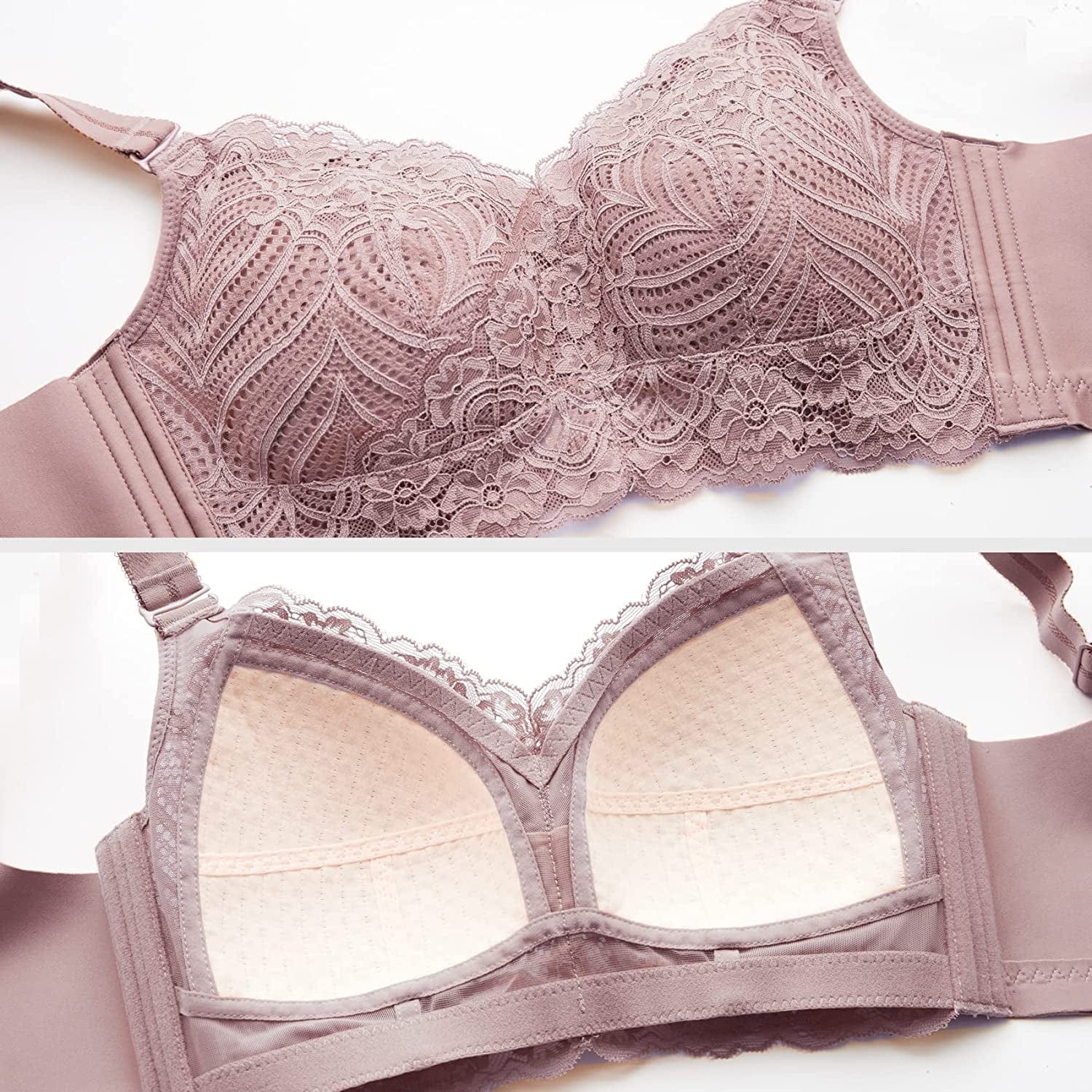 Wireless Bras for Women Full Coverage Comfortable Soft Minimizer Smoothing Back Everyday Bra