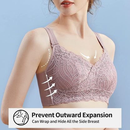 Wireless Bras for Women Full Coverage Comfortable Soft Minimizer Smoothing Back Everyday Bra