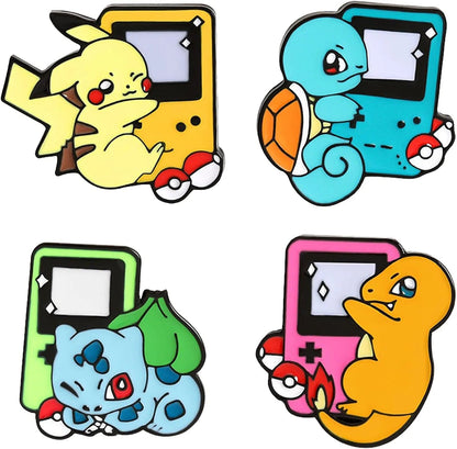 WITHYU Cute Animal, Punk,Art,Science , Animation Enamel Pins, Cartoon Personality Pin Set for Kids, Teens, Women, Badge Decor Pins for Jackets, Lapel, Backpack, Hat Pokemon_5