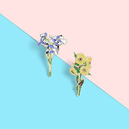 WITHYU Cute Animal, Punk,Art,Science , Animation Enamel Pins, Cartoon Personality Pin Set for Kids, Teens, Women, Badge Decor Pins for Jackets, Lapel, Backpack, Hat