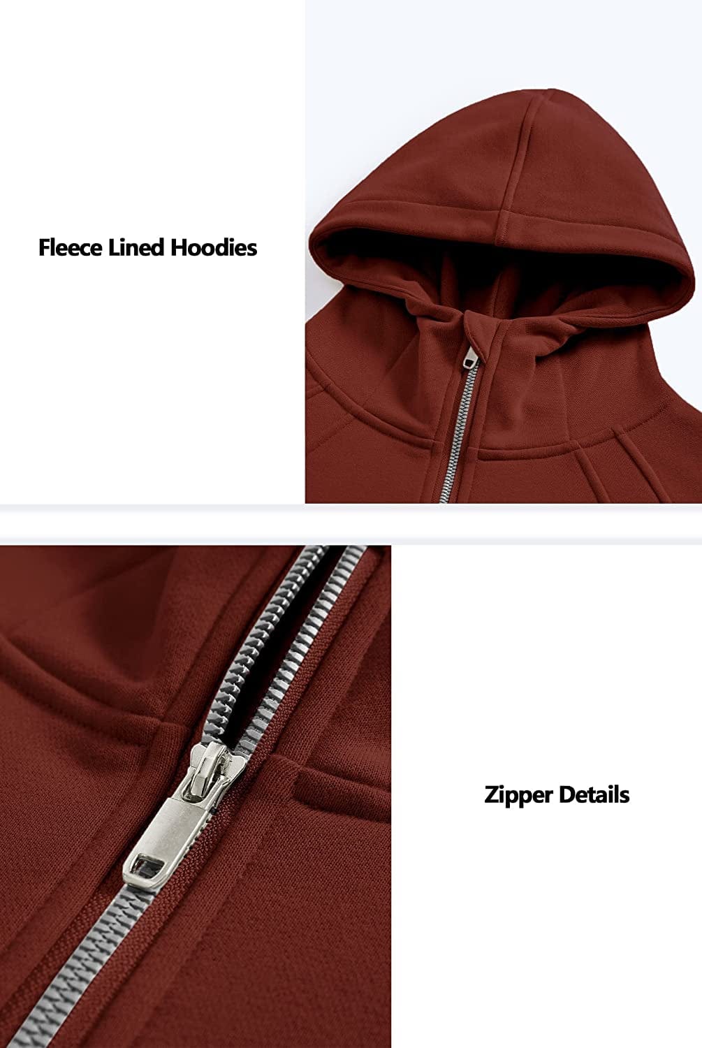 Women Half Zippe Hoodies Collar Pullover Sweatshirts with Pockets Long Sleeve Crop Tops Thumb Hole