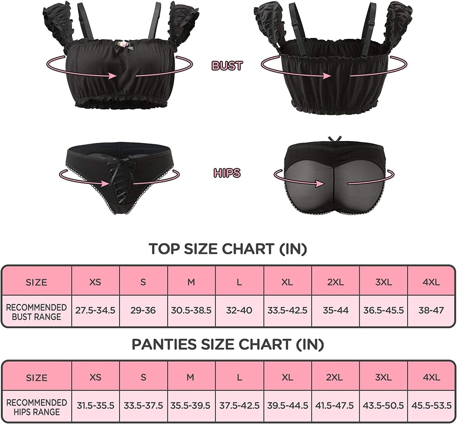 Women Lace Babydoll Chemise Halter V Neck Sleepwear and Thong Lingerie Set - Romantic