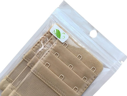 Women Pack of 3 Soft Comfortable 3 Hooks Bra Extender