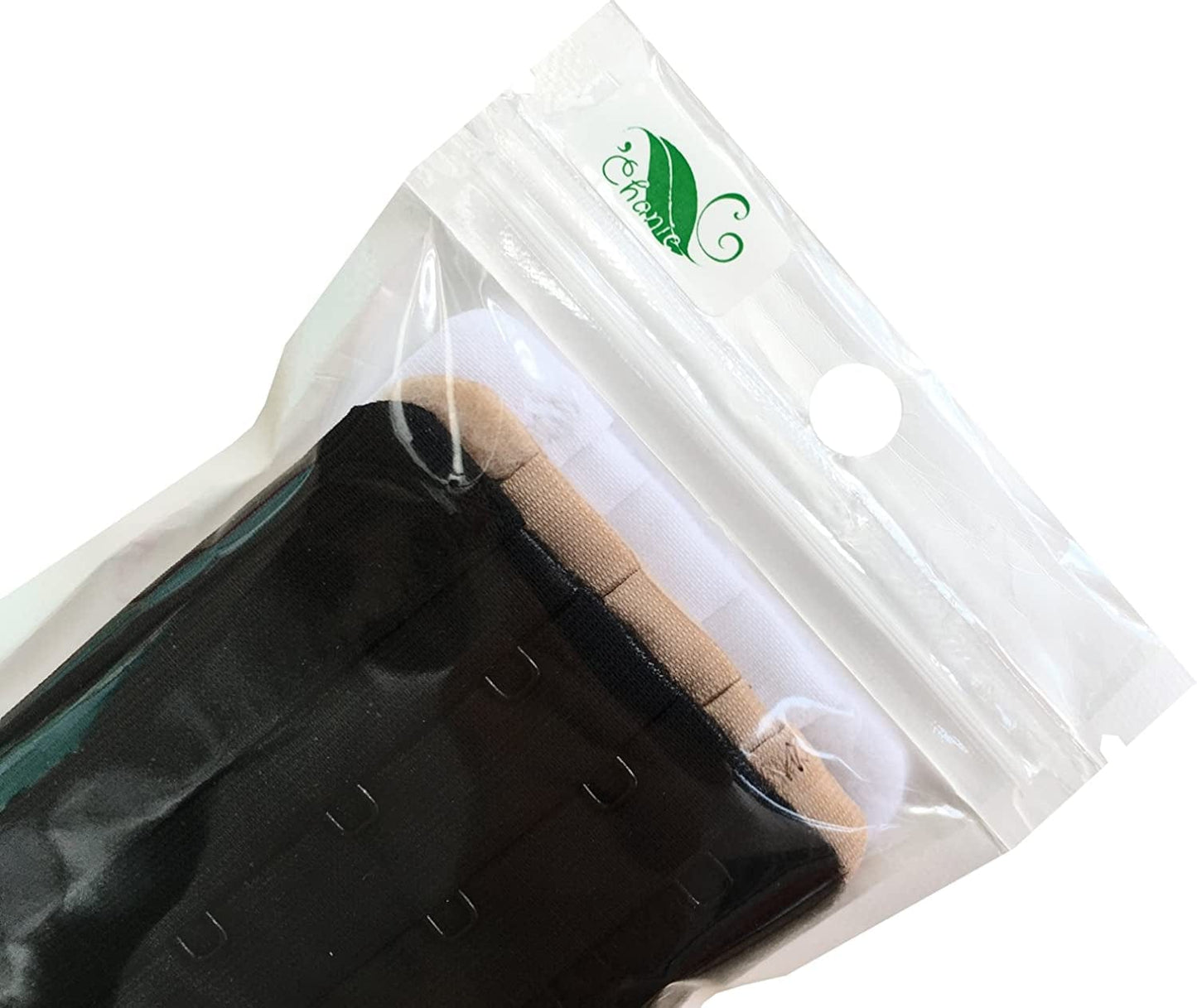 Women Pack of 3 Soft Comfortable 4 Hooks Bra Extender,2.4"X 3.0"