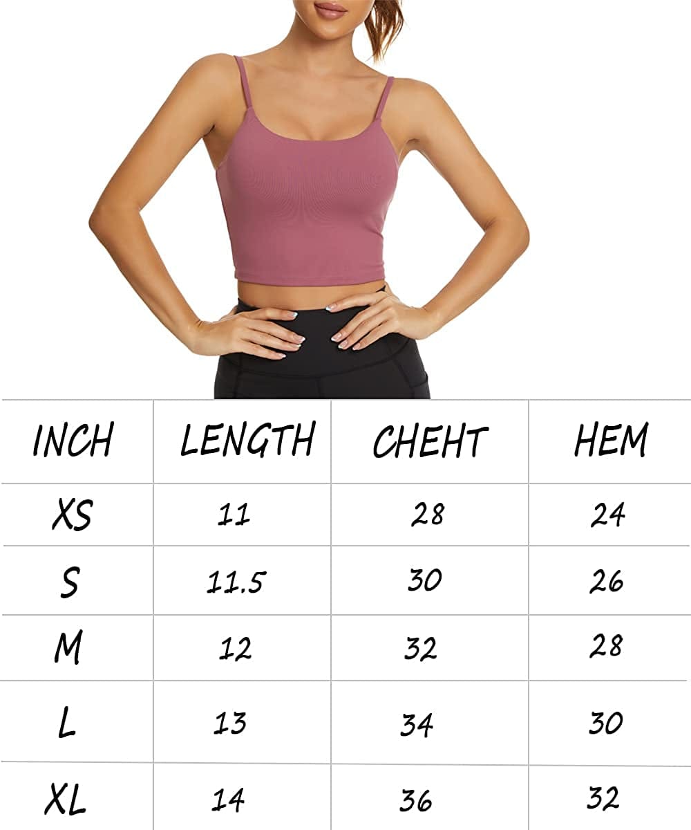Women Padded Sports Bra Fitness Workout Running Shirts Yoga Tank Top