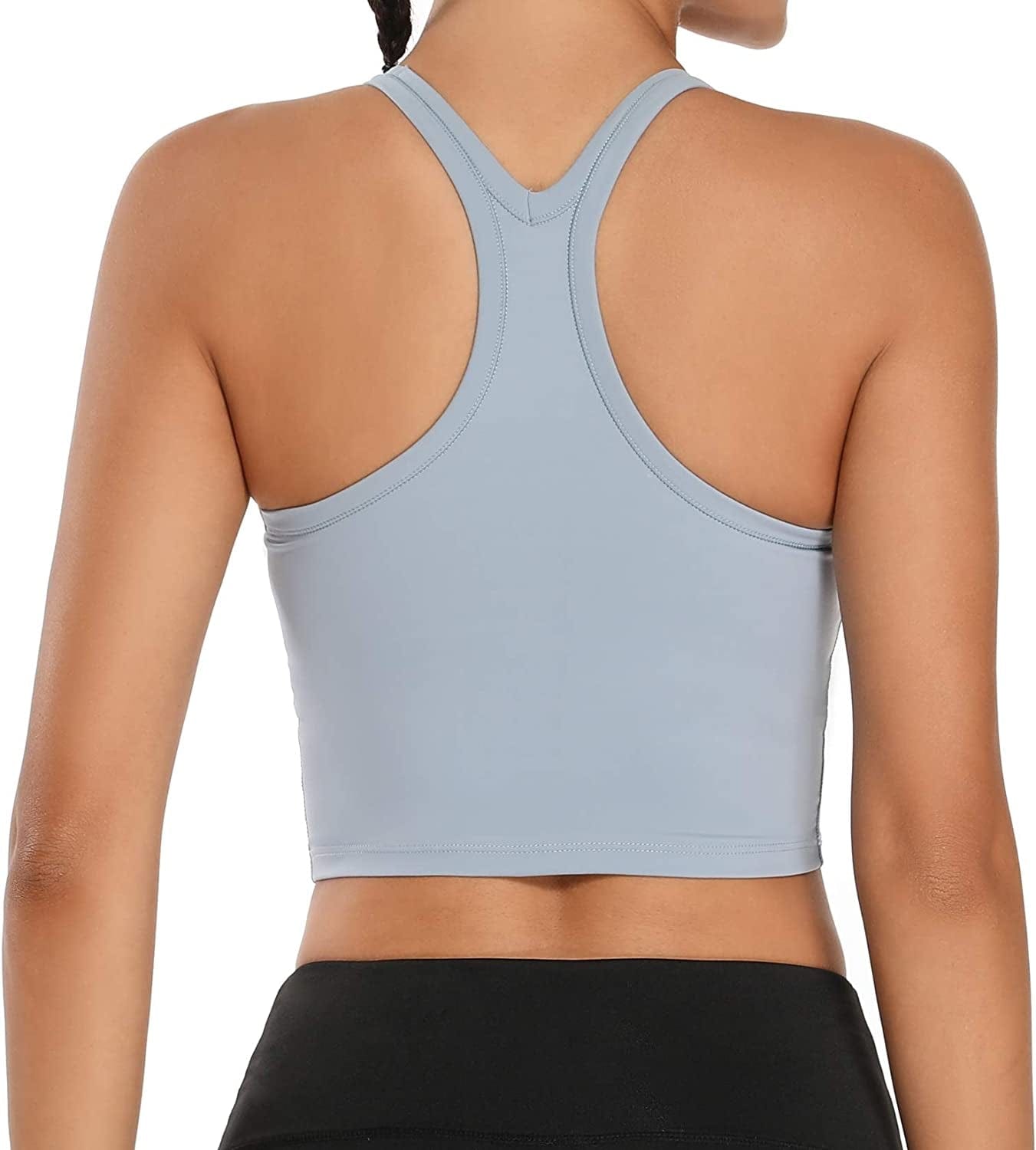 Women Removable Padded Sports Bras Workout Running Yoga Tank Tops