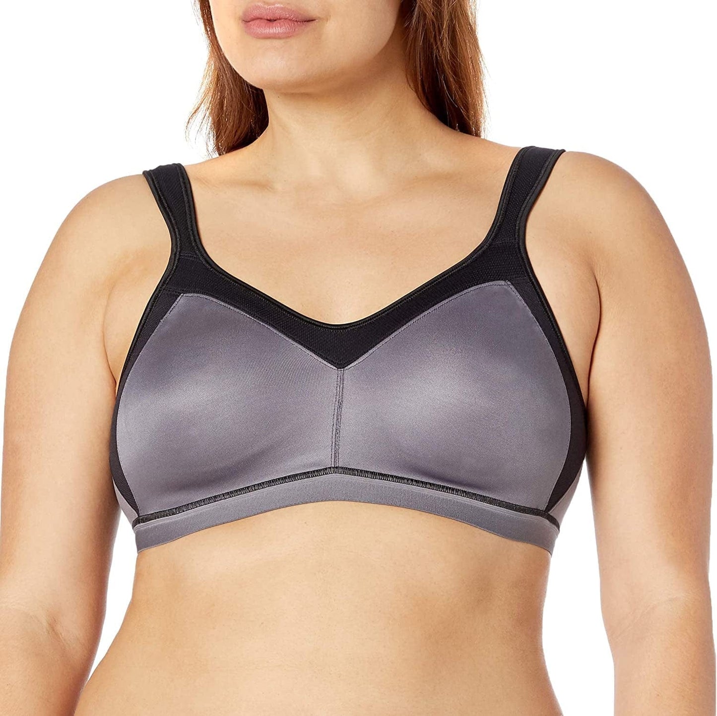 Women'S 18 Hour Active Breathable Comfort Wireless Bra US4159 Excalibur/Black / 40D