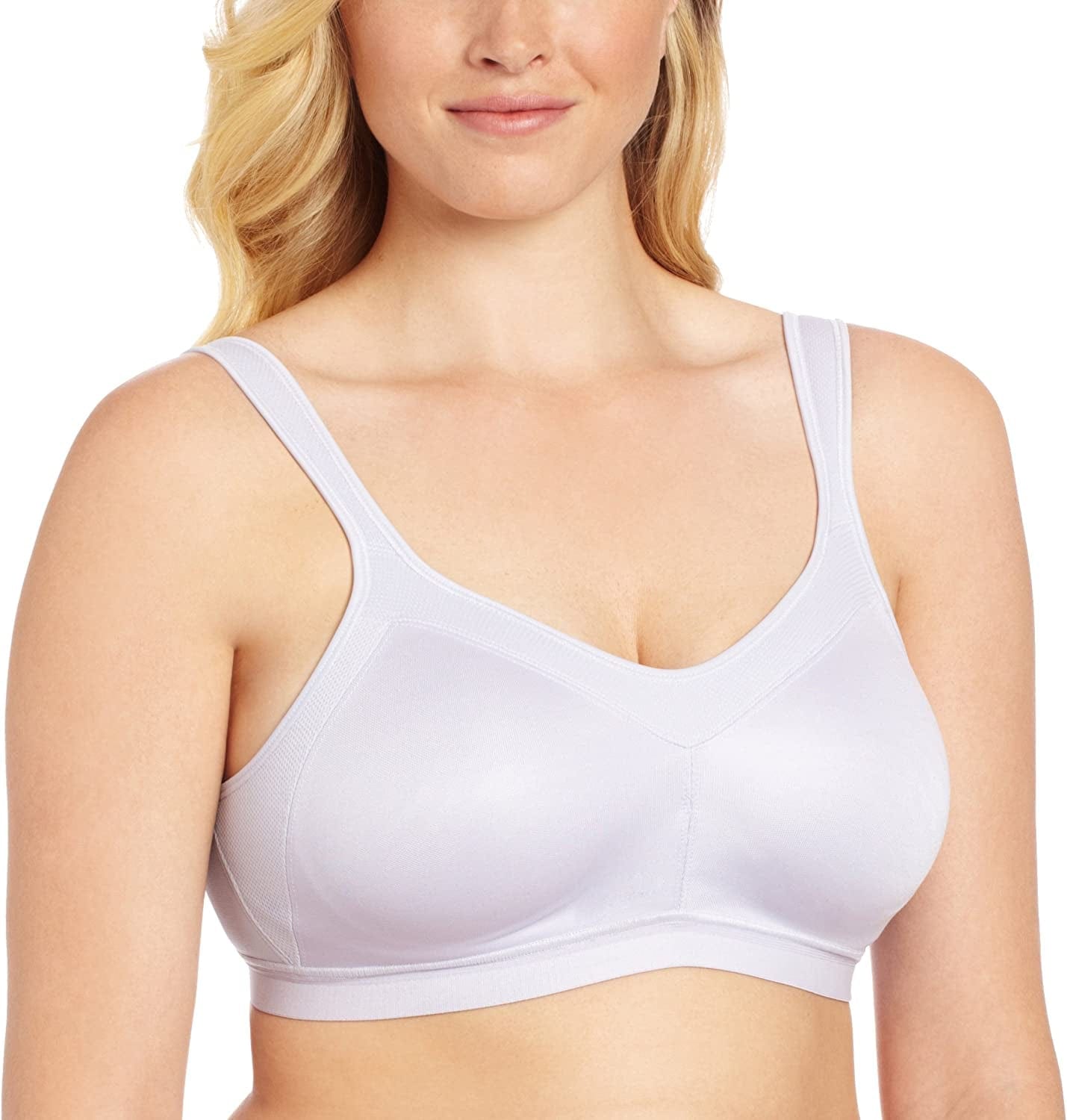 Women'S 18 Hour Active Breathable Comfort Wireless Bra US4159 Lilac Garden / 36B