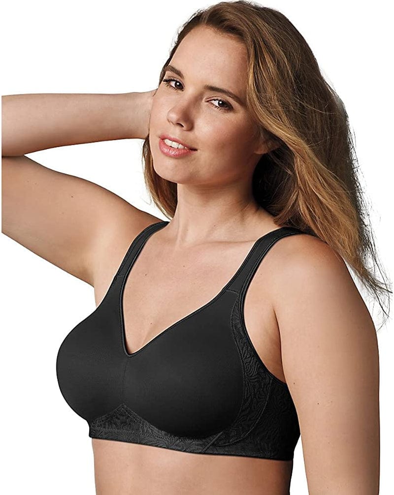 Women'S 18 Hour Seamless Smoothing Full Coverage Bra US4049, Available in Single and 2-Pack Real Black / 42B