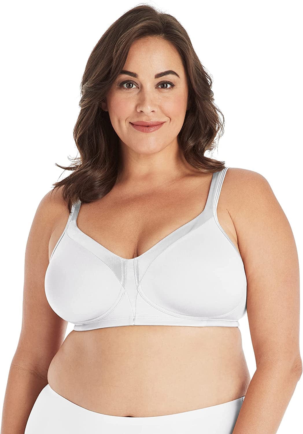 Women'S 18 Hour Silky Soft Smoothing Wireless Bra Us4803 Available with 2-Pack Option
