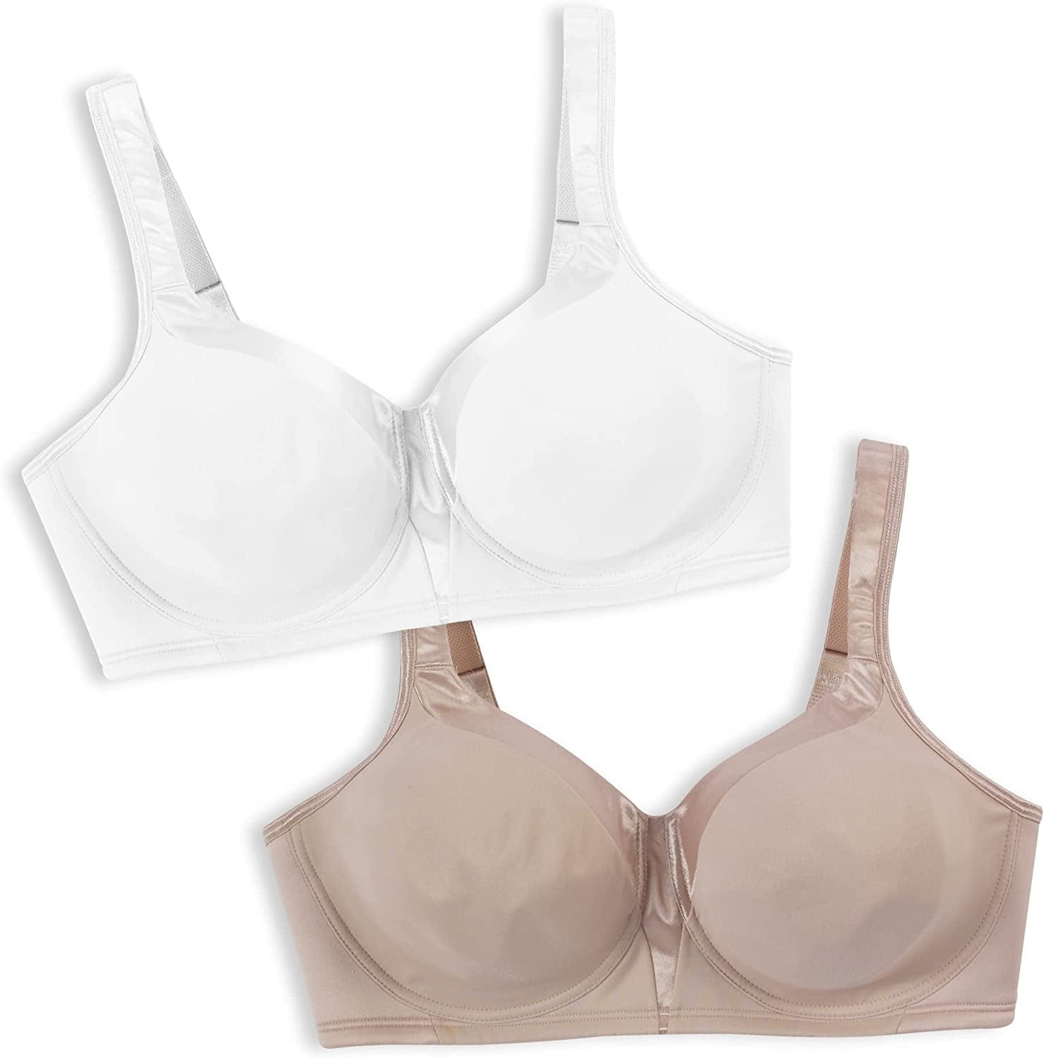 Women'S 18 Hour Silky Soft Smoothing Wireless Bra Us4803 Available with 2-Pack Option