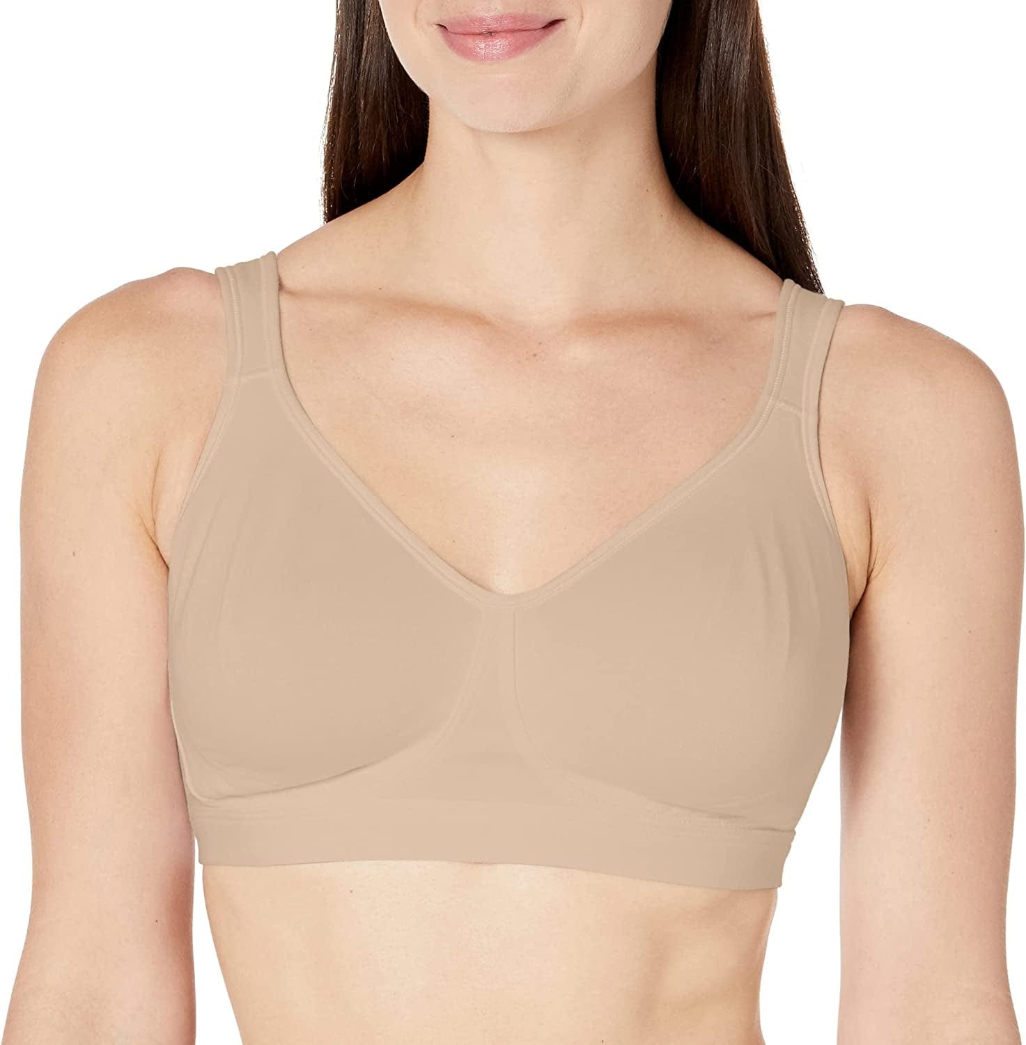 Women'S 18 Hour Ultimate Lift and Support Wire Free Bra US474C Soft Taupe - Cotton Stretch / 36B