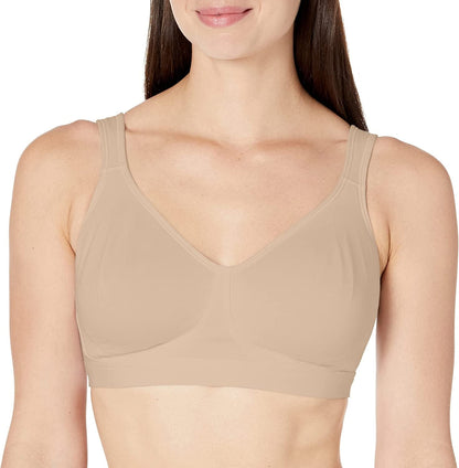 Women'S 18 Hour Ultimate Lift and Support Wire Free Bra US474C Soft Taupe - Cotton Stretch / 36B