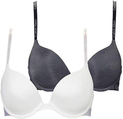 Women'S 2 Pack Essence T-Shirt Bras White - Shoreline / 34B