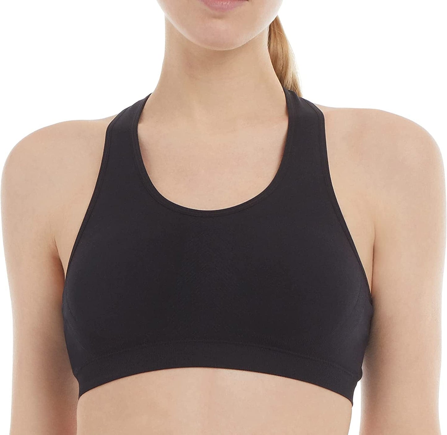 Women'S 2 Pack Removable Cup Seamless Bra