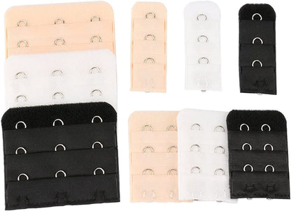 Women'S Assorted Bra Back Strap Extenders with 1 to 3 Hook Optional Combination 1 / One Size