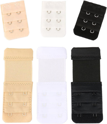 Women'S Assorted Bra Back Strap Extenders with 1 to 3 Hook Optional Combination 5 / One Size