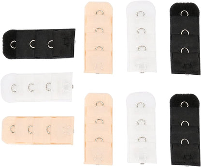 Women'S Assorted Bra Back Strap Extenders with 1 to 3 Hook Optional Combination 6 / One Size