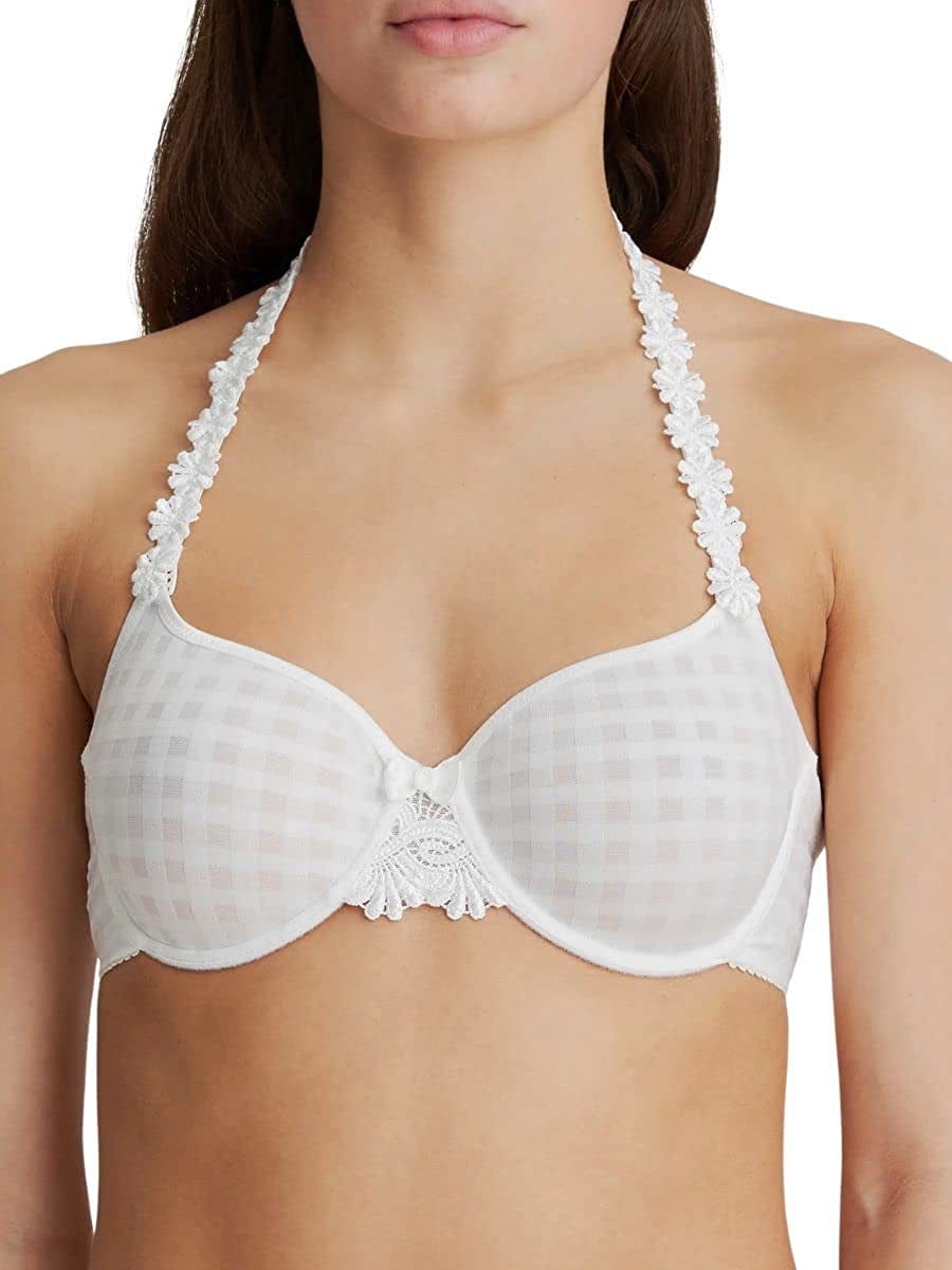 Women'S Avero Unlined Multiway Underwire Bra 010-0410 White / (38) D