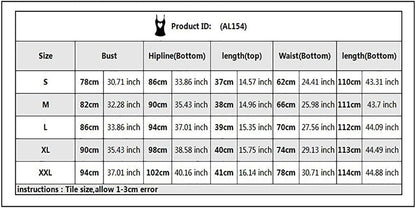 Women'S Bandage 2 Piece Elastic Irregular Tank Top Solid Lace up Bodycon Split Long Pant Sets Clubwear