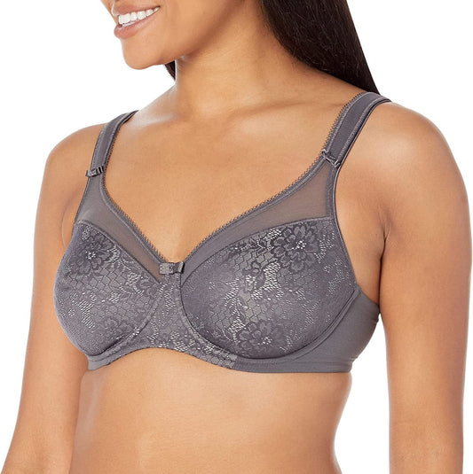 Women'S Beauty Everyday Minimizer Bra Grey (Dark Gray) / 44C