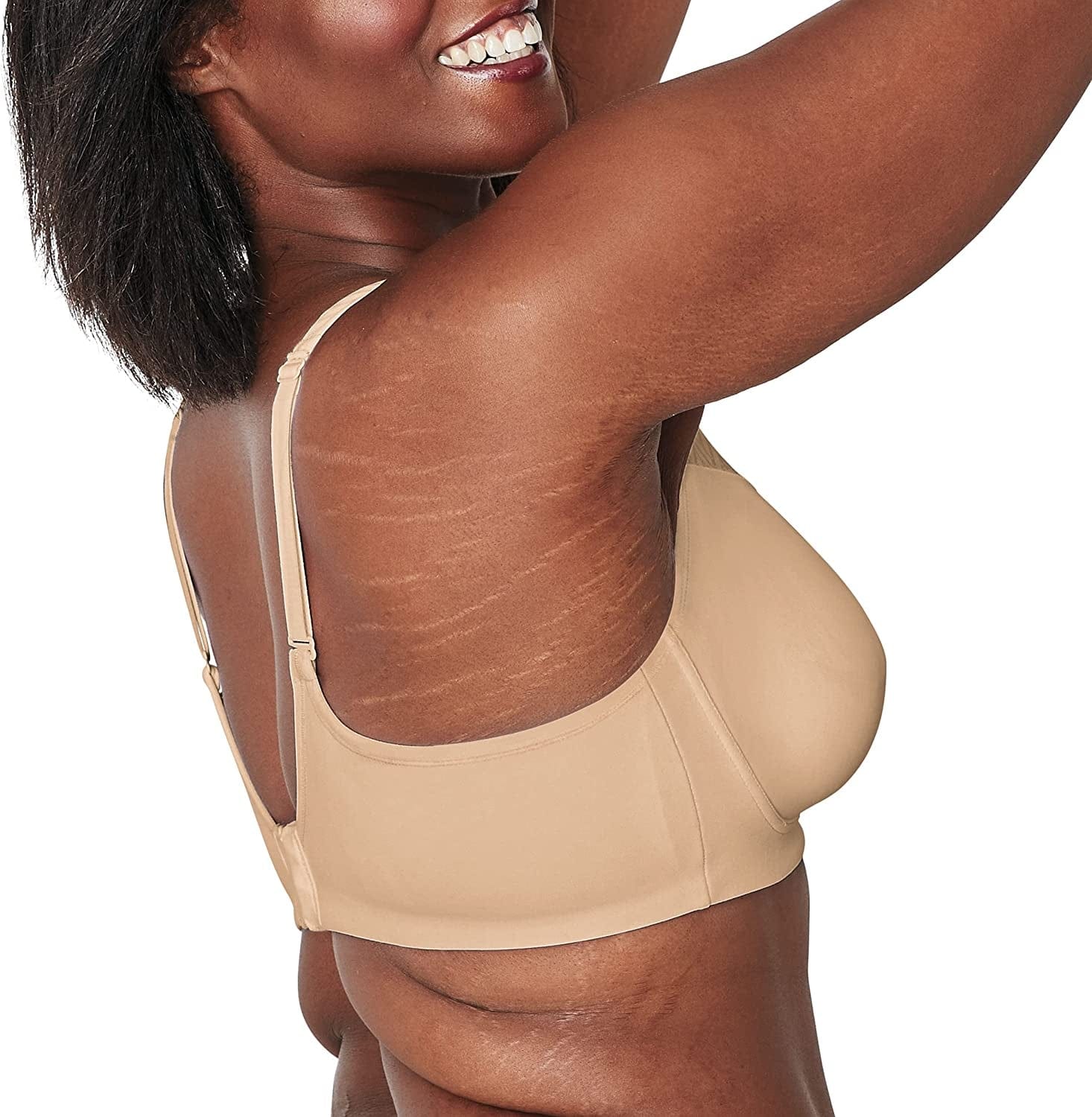 Women'S Bounce Control, Coverage Convertible Wireless T-Shirt, Full-Support Wirefree Bra