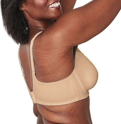 Women'S Bounce Control, Coverage Convertible Wireless T-Shirt, Full-Support Wirefree Bra