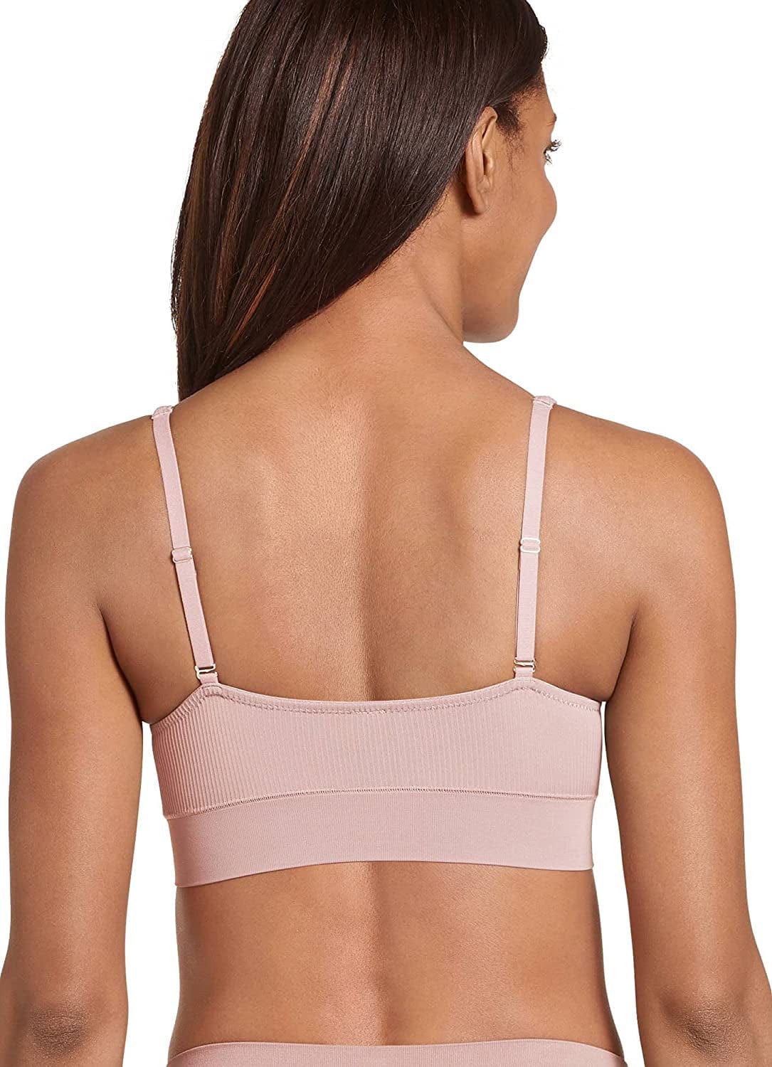 Women'S Bra Ecoseamfree Rib Molded Cup Plunge Bralette