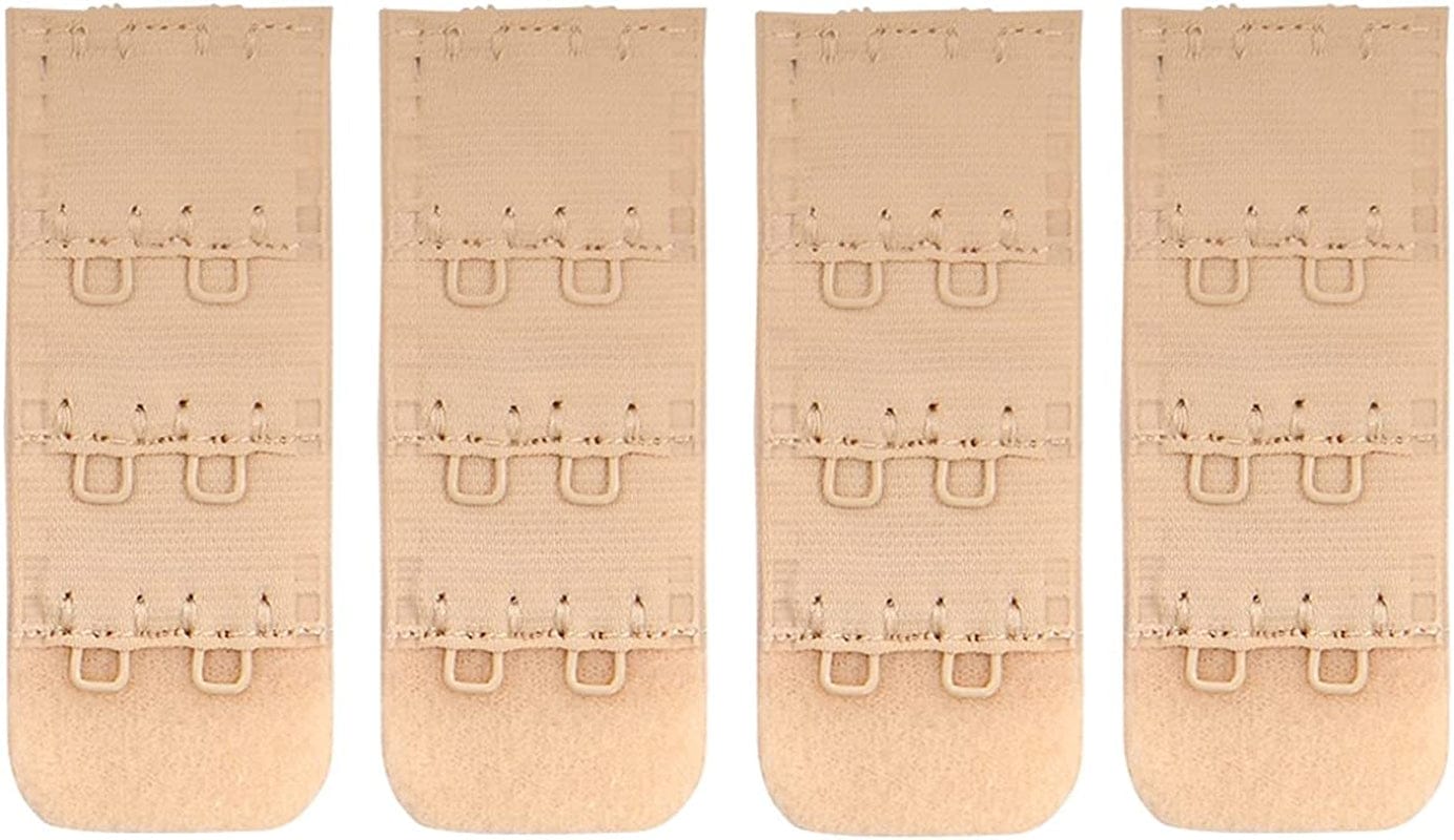 Women'S Bra Extender Bra Band Breathing Room Multi-Size 2 Hooks 3/8 Inch Spacing