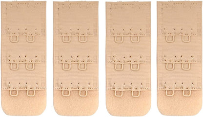 Women'S Bra Extender Bra Band Breathing Room Multi-Size 2 Hooks 3/8 Inch Spacing