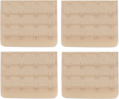 Women'S Bra Extender Bra Band Breathing Room Multi-Size 4 Hooks 3/4 Inch Spacing