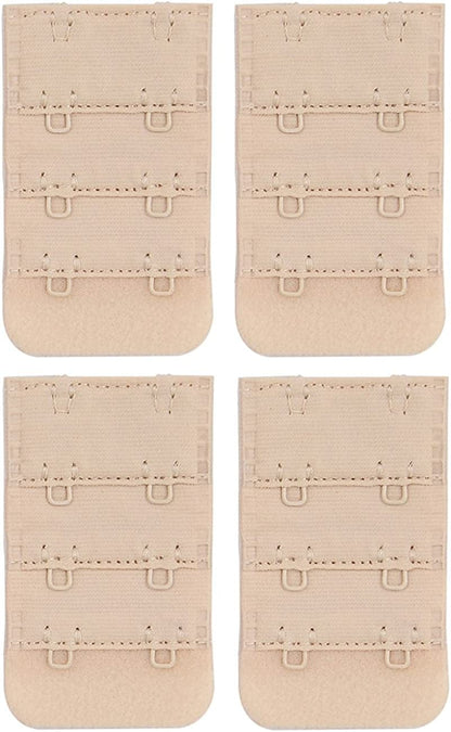 Women'S Bra Extender Bra Band Breathing Room Multi-Size 2 Hooks 3/4 Inch Spacing