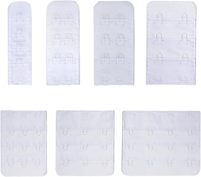 Women'S Bra Extender Bra Band Breathing Room Multi-Size White All in One