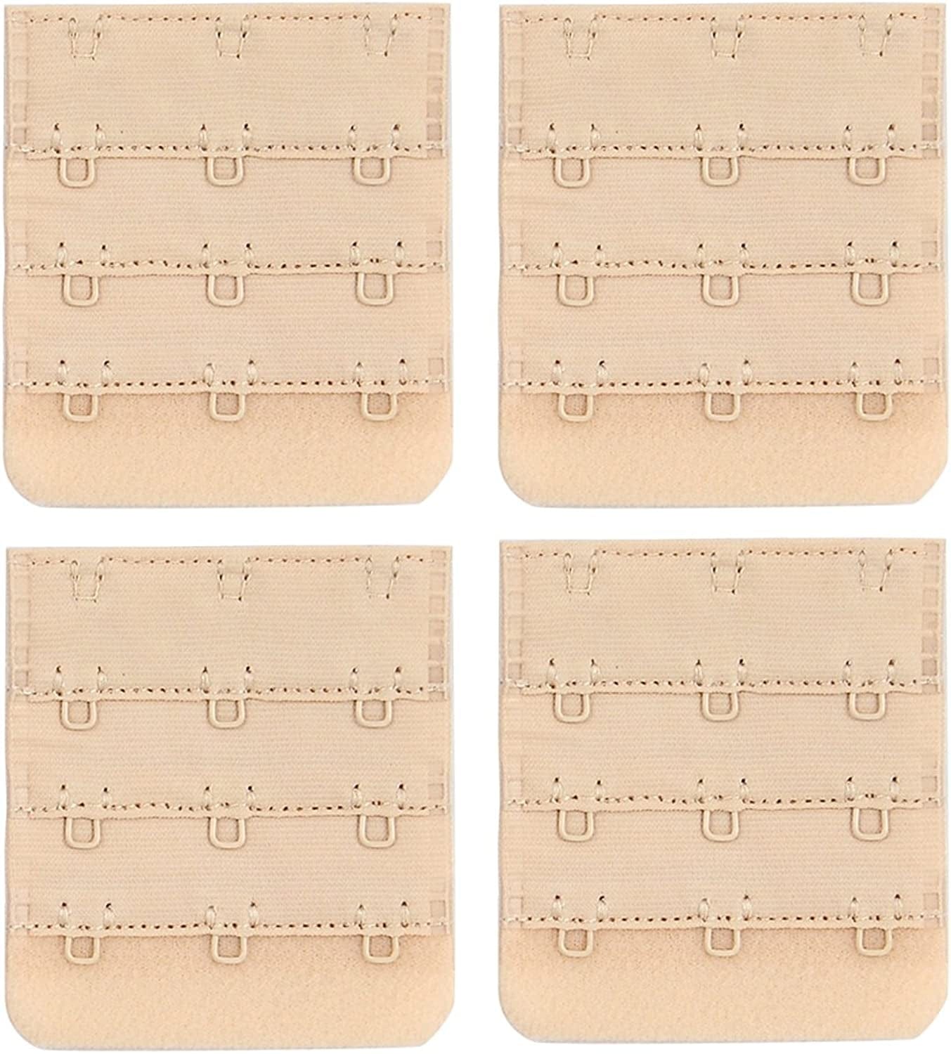 Women'S Bra Extender Bra Band Breathing Room Multi-Size 3 Hooks 3/4 Inch Spacing