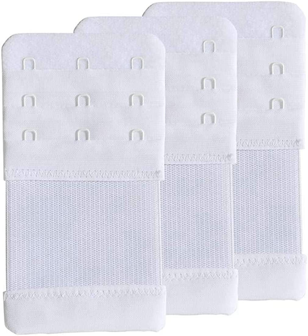 Women'S Bra Extenders 3 Hook Elastic Stretchy Bra Extension Strap