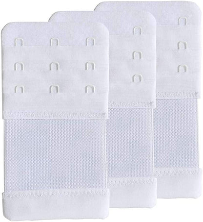 Women'S Bra Extenders 3 Hook Elastic Stretchy Bra Extension Strap