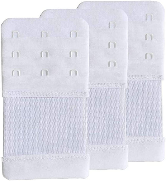 Women'S Bra Extenders 3 Hook Elastic Stretchy Bra Extension Strap