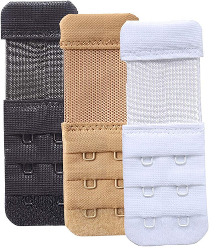 Women'S Bra Extenders 4 Hook / 3 Hook / 5 Hook / 2 Hook Comfortable Stretchy Bra Extension Strap 2 Hook Bra Extender,1/2 Inch Spacing