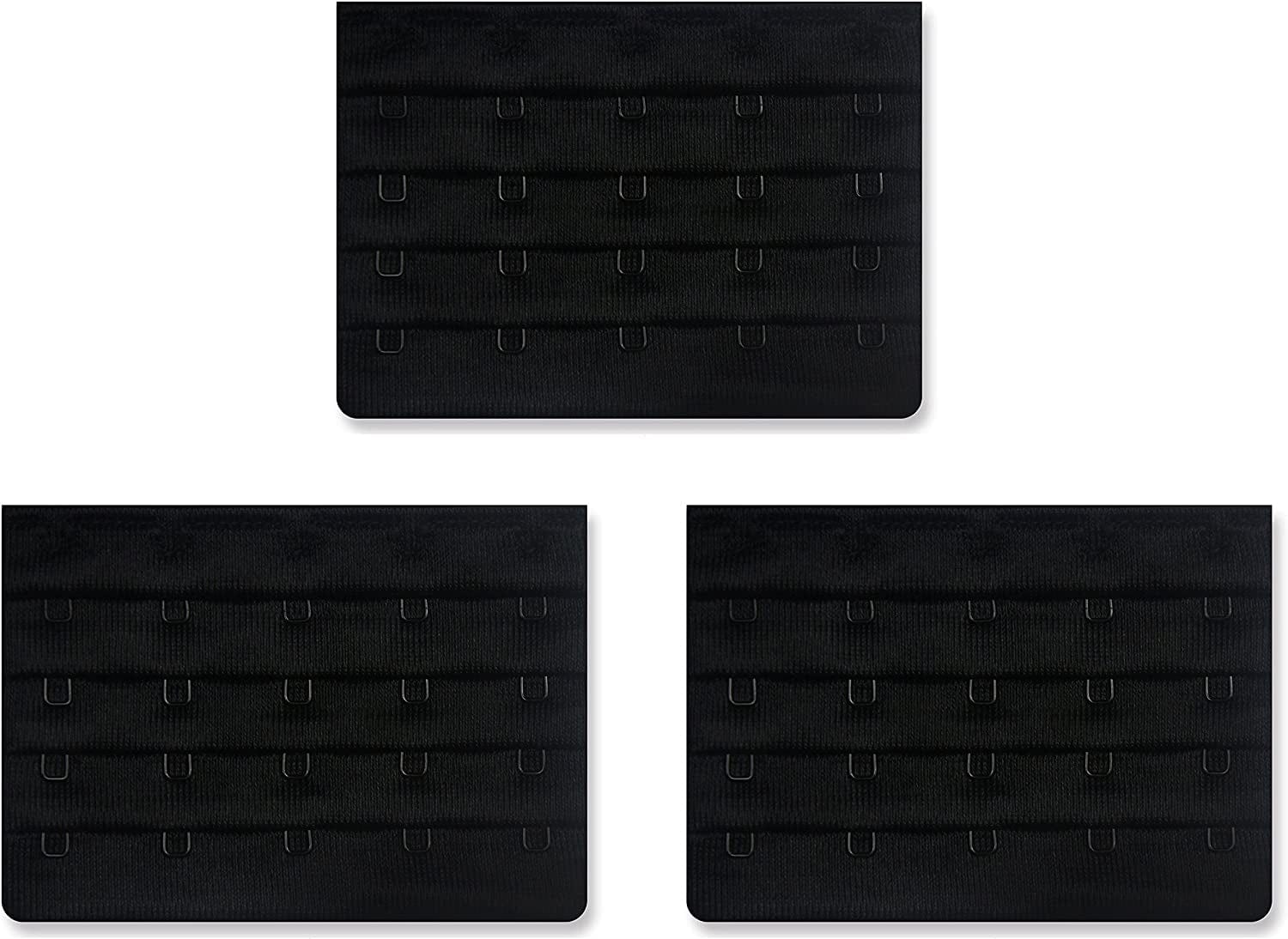 Women'S Bra Extenders 5 Hook for plus Size Bras Extenders Bra Strap Extensions Black