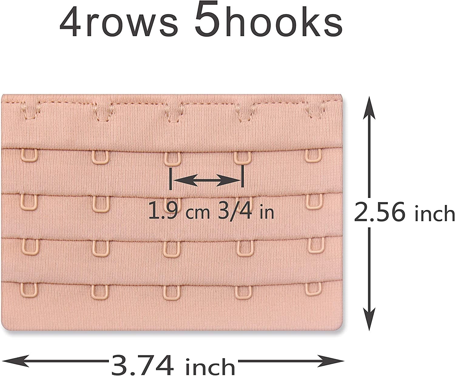 Women'S Bra Extenders 5 Hook for plus Size Bras Extenders Bra Strap Extensions