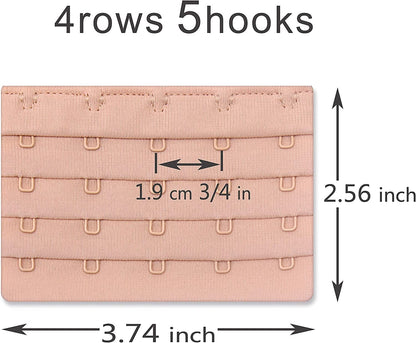 Women'S Bra Extenders 5 Hook for plus Size Bras Extenders Bra Strap Extensions