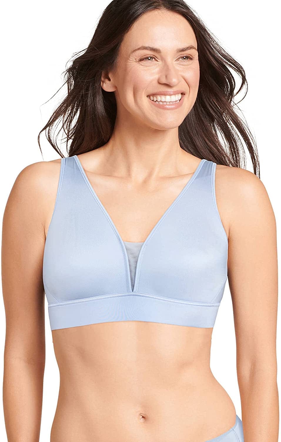 Women'S Bra Forever Fit V-Neck Unlined Bra Lake Sky / Large