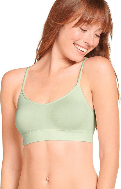 Women'S Bra Modern Micro Seamfree Cami Strap Bralette Sea Foam / Large
