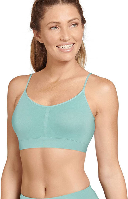 Women'S Bra Modern Micro Seamfree Cami Strap Bralette Sage Mint / Small