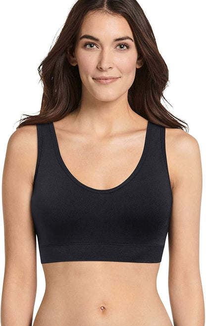 Women'S Bra Molded Cup Seamfree Bralette Black / Medium