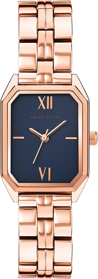 Women'S Bracelet Watch Rose Gold/Navy Blue