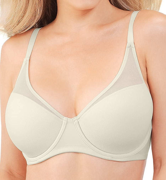Women'S Breathable Luxe Full Coverage Padded Underwire Bra 75291 Coconut White / 36B