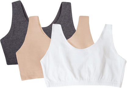 Women'S Built up Tank Style Sports Bra White/Sand/Charcoal Heather / 40