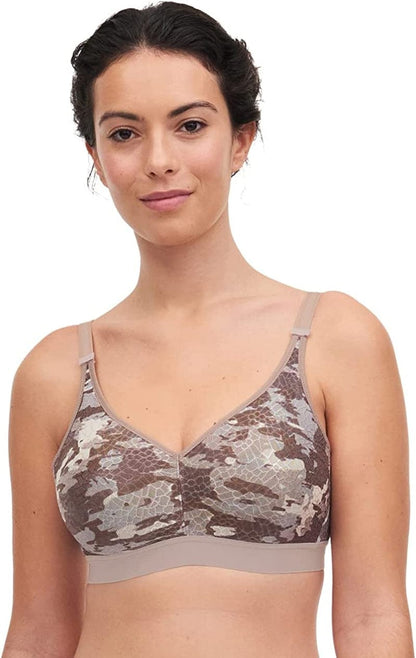 Women'S C Magnifique Full Bust Wireless Bra Camo Print / 38F